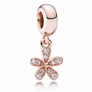 Pandora Dazzling Daisy Rose Gold Flower Charm